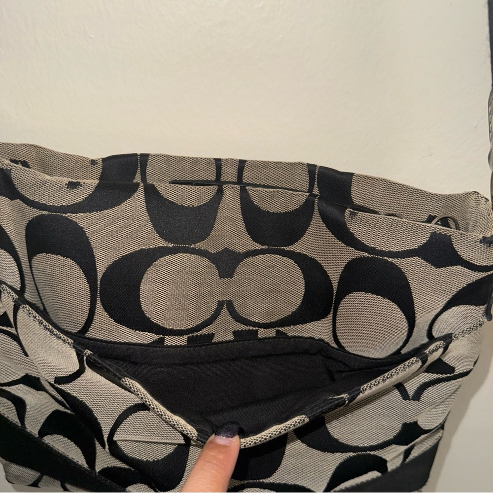 COACH CROSSBODY PURSE  Signature Stripe‎ No. A1276-F19220 - Picture 8 of 14